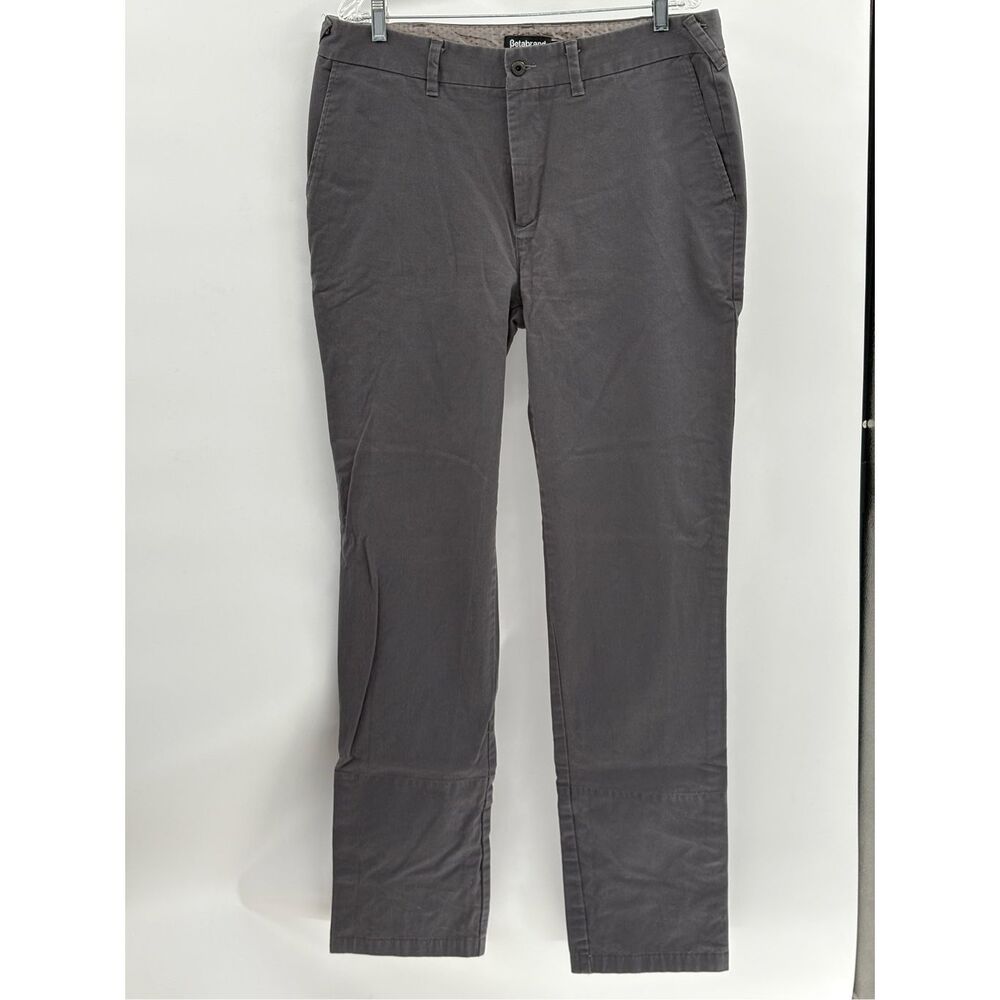 Betabrand Chino Pants Gray Men Size‎ 36 x 35 Long